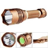 Lanterna de led com Clip (Dourada) 5-Modos
