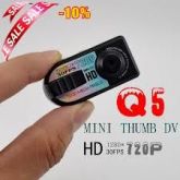 Câmera portátil HD 720P Mini DV Polegar (Preto)